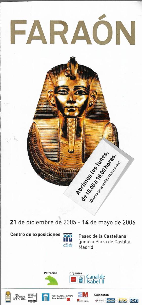 Cataloghi pubblicitari: FOLLETO PROMOCIONAL DESPLEGABLE - FARA&Oacute;N - CENTRO DE EXPOSICIONES ARTE CANAL (Madrid, 2005 - 2006)