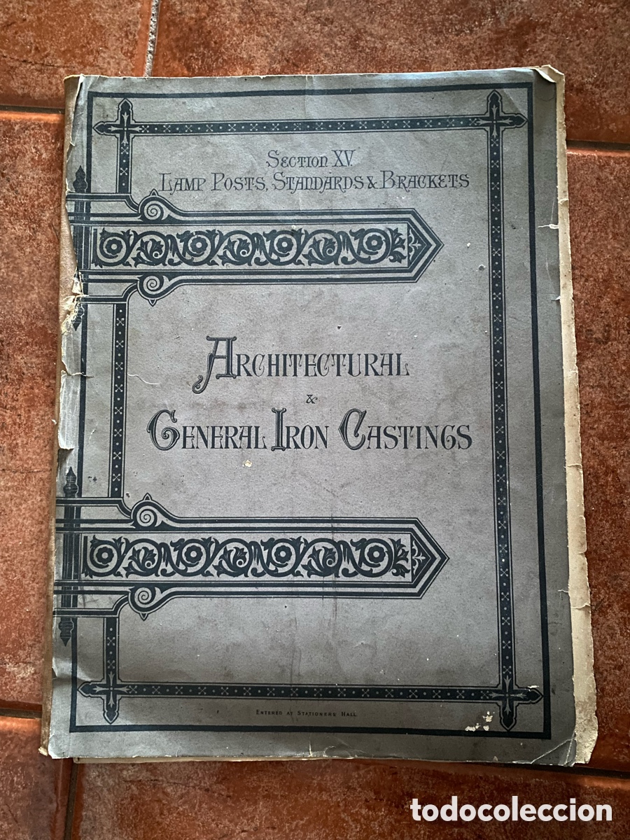Cat&aacute;logos publicit&aacute;rios: Cat&aacute;logo de fundici&oacute;n escoc&eacute;s &eacute;poca victoriana