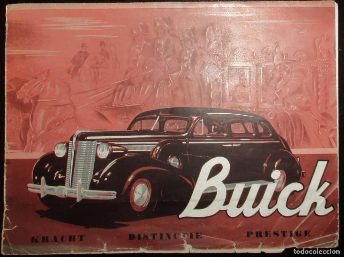 Cataloghi pubblicitari: CAT&Aacute;LOGO DESPLEGABLE ORIGINAL DE BUICK DE LOS A&Ntilde;OS 30. EN ALEM&Aacute;N.