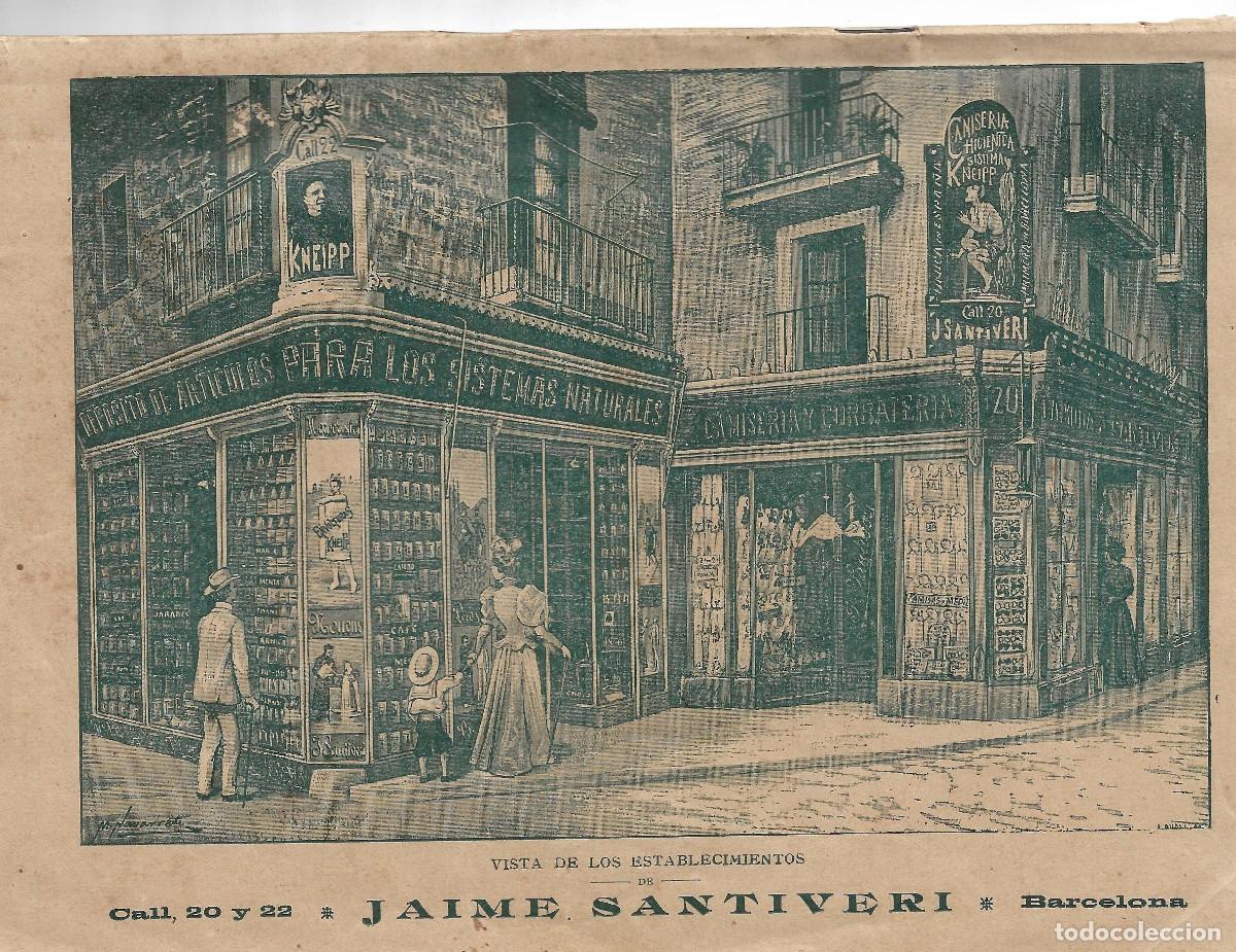 Cat&aacute;logos publicit&aacute;rios: JAIME SANTIVERI - CAT&Aacute;LOGO GENERAL PARA TRATAMIENTOS NATURALES, A&Ntilde;O 1897