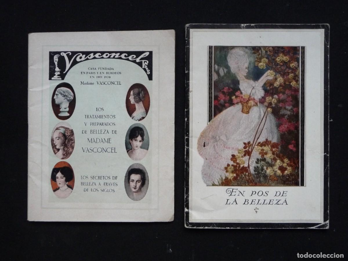 Werbekataloge: LOTE 2 CAT&Aacute;LOGOS ANTIGUOS DE COSM&Eacute;TICA: ELIZABETH ARDEN Y MADAME VASCONCEL - EN POS DE LA BELLEZA