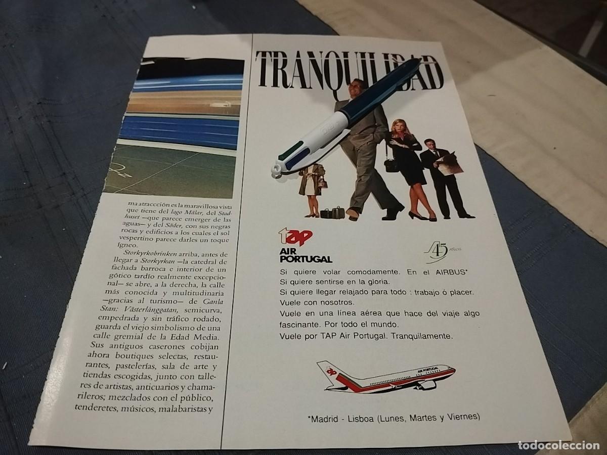 Catalogues publicitaires: TAP AIR PORTUGAL AIRBUS LINEAS AEREAS CLIPPING ANUNCIO PUBLICIDAD REVISTA 1990