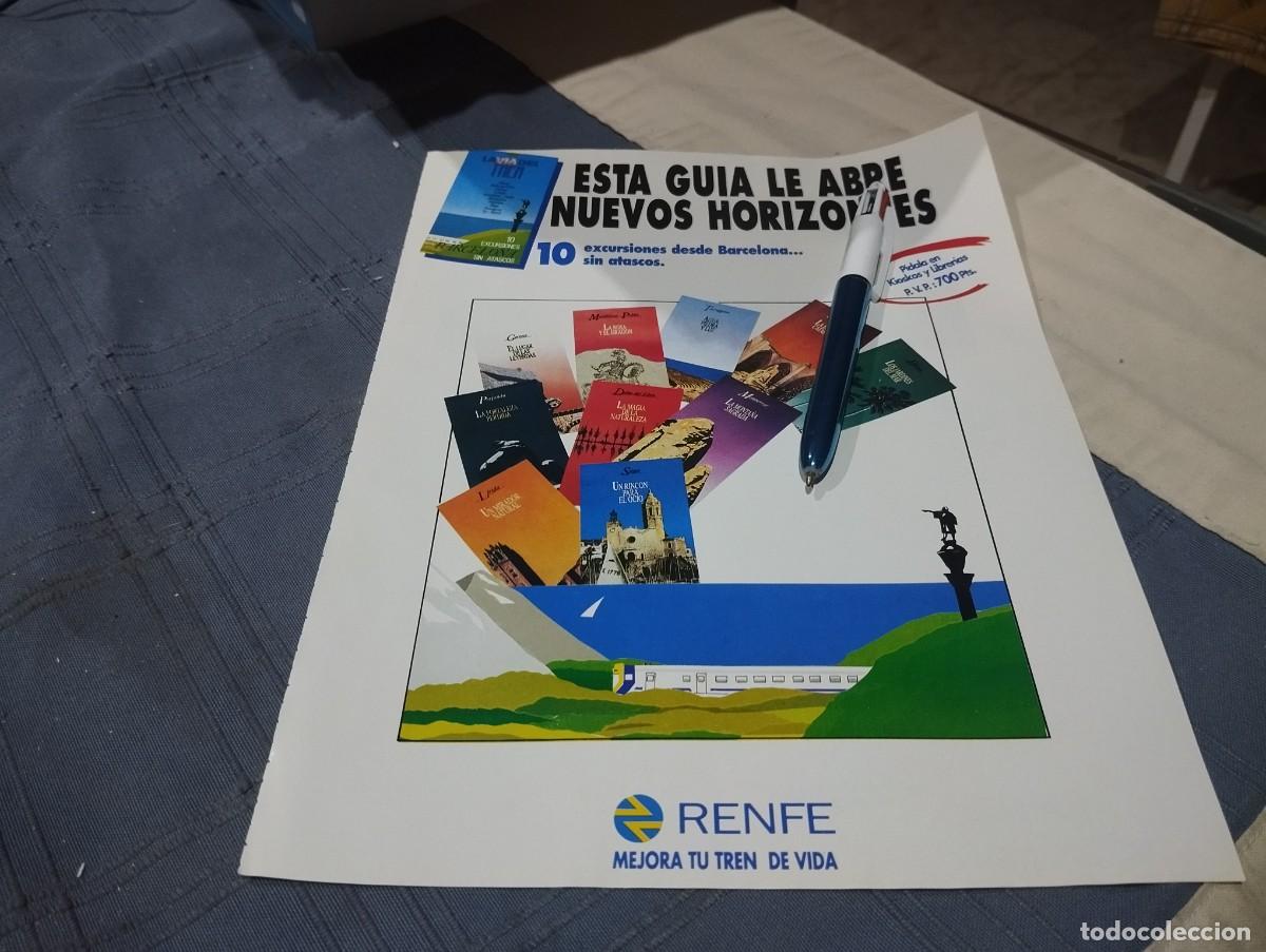 Catalogues publicitaires: GUIAS RENFE FERROCARRIL TRENES CLIPPING ANUNCIO PUBLICIDAD REVISTA 1990