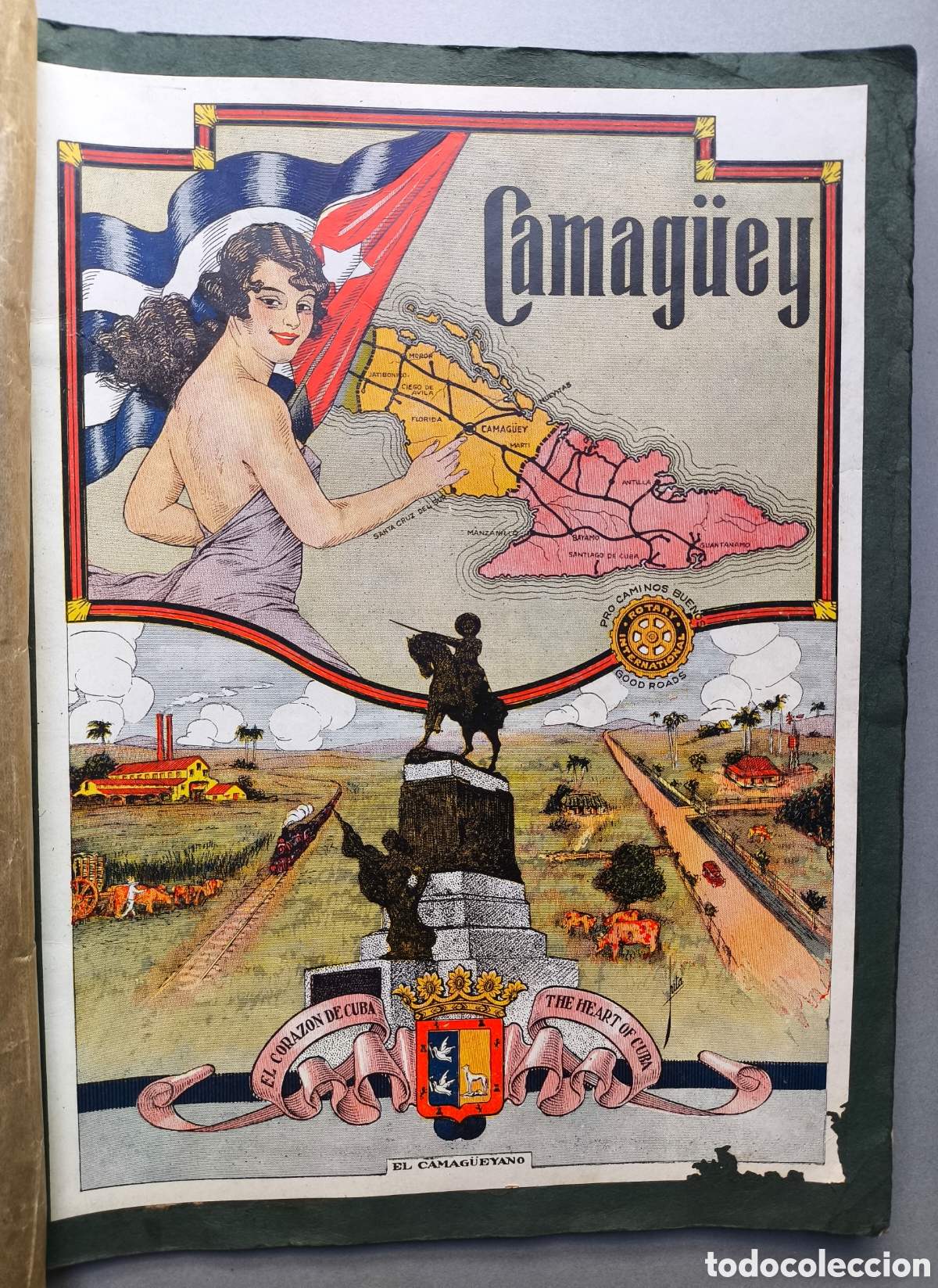 Cat&aacute;logos publicitarios: CAMAG&Uuml;EY COMPA&Ntilde;&Iacute;A EL CAMAGUEYANO ROTARY INTERNATIONAL &Aacute;LBUM CUBA 1925