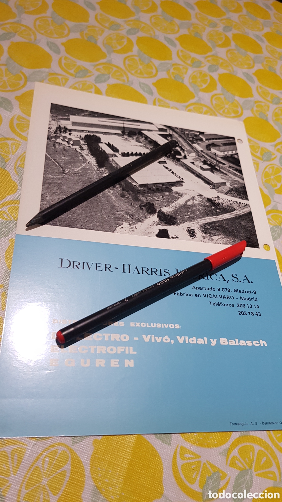 Catalogues publicitaires: DRIVER-HARRIS IBERICA S.A