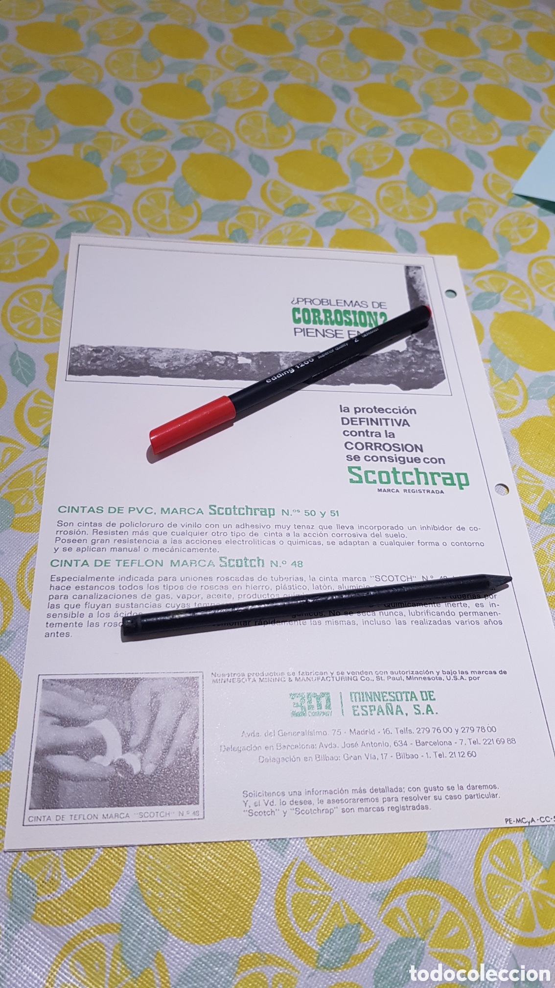 Cat&aacute;logos publicitarios: Cinta de Pvc Marca Scotchrap . - Foto 2