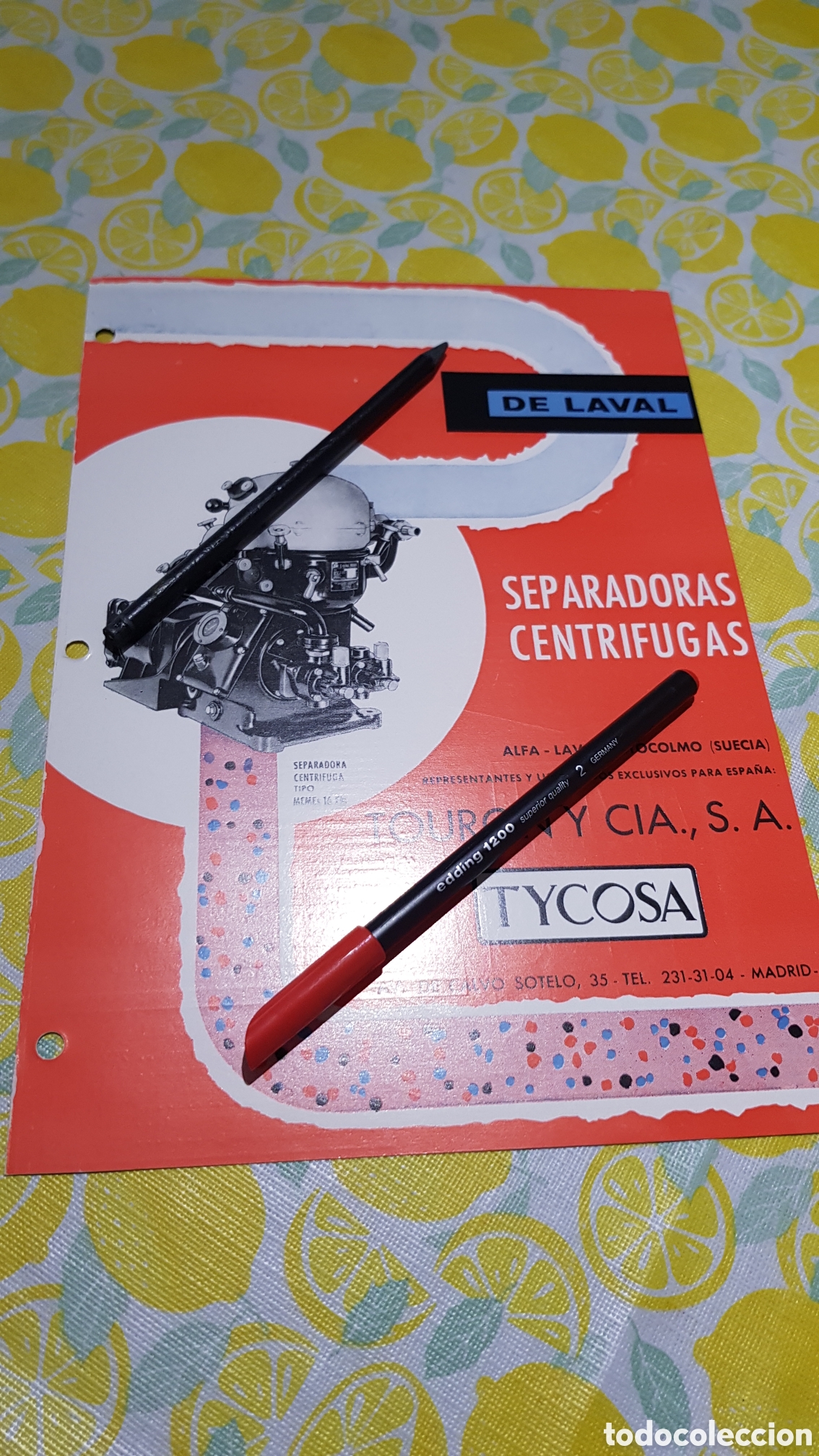 Cat&aacute;logos publicit&aacute;rios: Separadoras Centr&iacute;fugas DE LAVAL