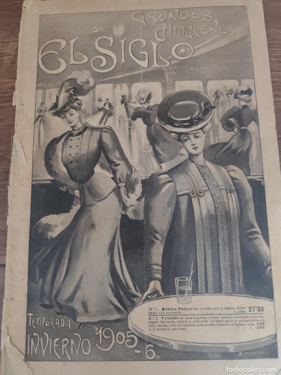 Cat&aacute;logos publicitarios: Antiguo Cat&aacute;logo Almacenes el Siglo 1905/1906