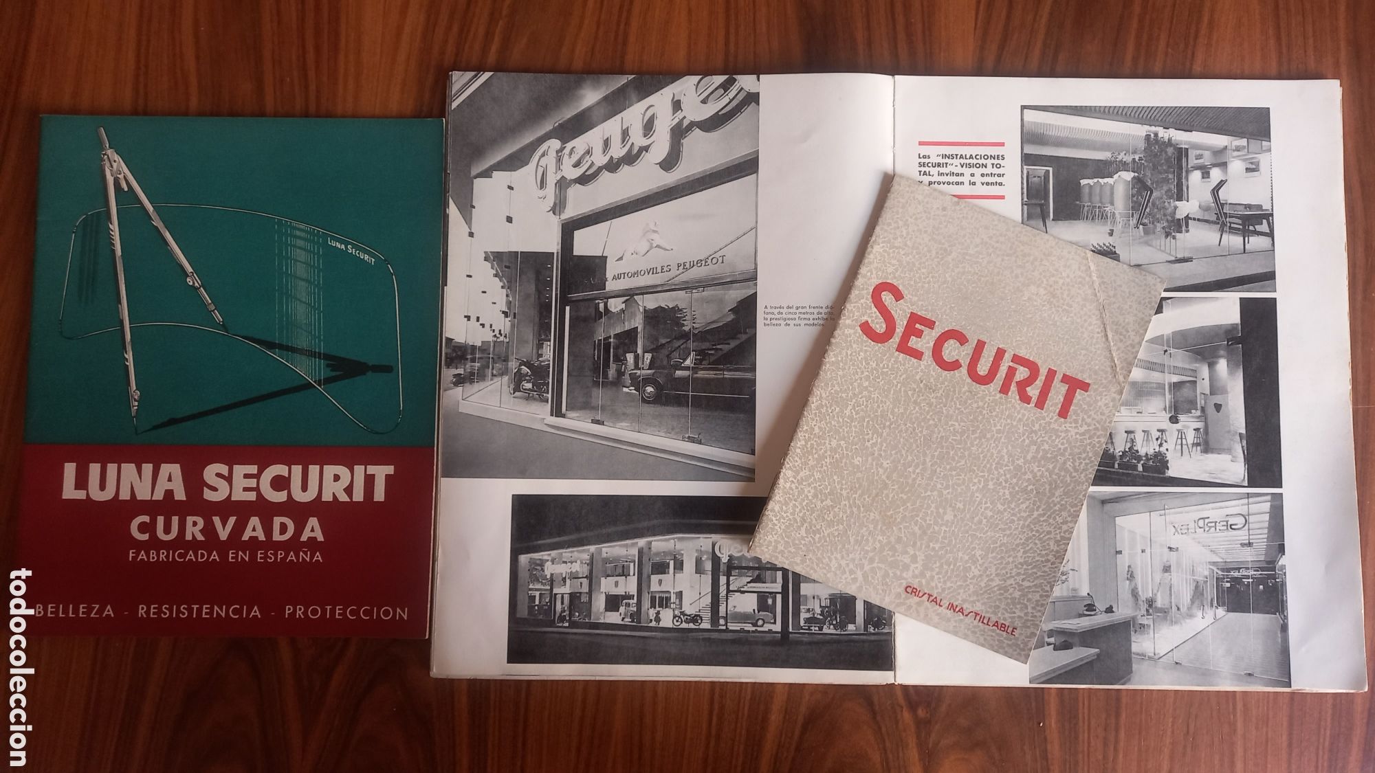 Advertising Catalogs: SECURIT. Luna Securit. Cat&aacute;logos originales antiguos. VER FOTOS