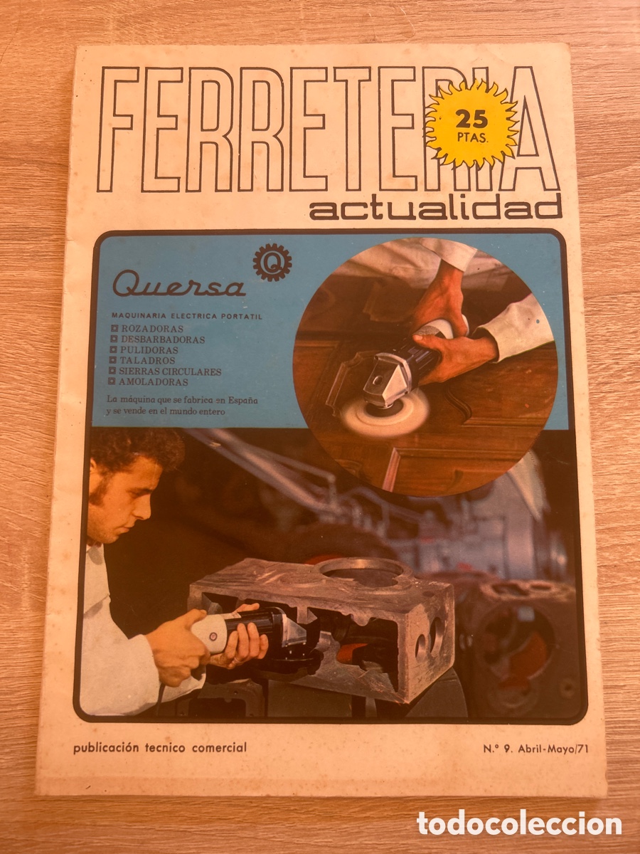 Cat&aacute;logos publicitarios: Cat&aacute;logo de ferreter&iacute;a actualidad a&ntilde;o 1971
