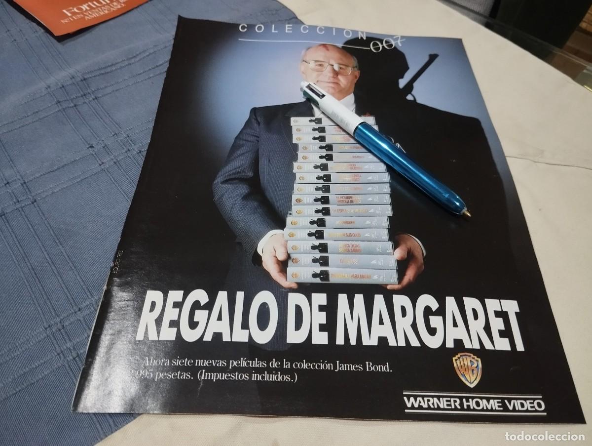 Cat&aacute;logos publicit&aacute;rios: JAMES BOND 007 PEL&Iacute;CULAS VHS CLIPPING ANUNCIO PUBLICIDAD REVISTA 1988