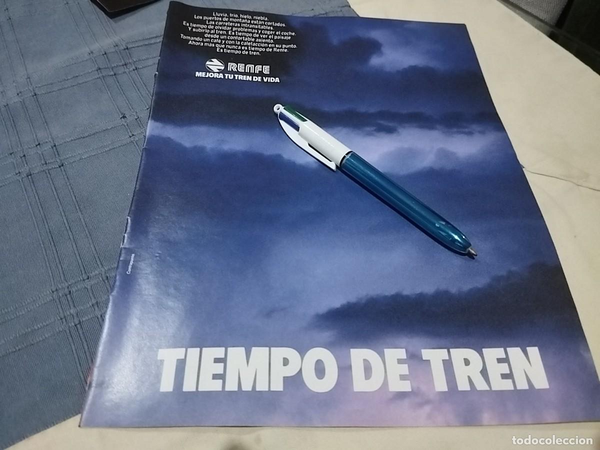 Advertising Catalogs: RENFE FERROCARRILES TRENES CLIPPING ANUNCIO PUBLICIDAD REVISTA 1988
