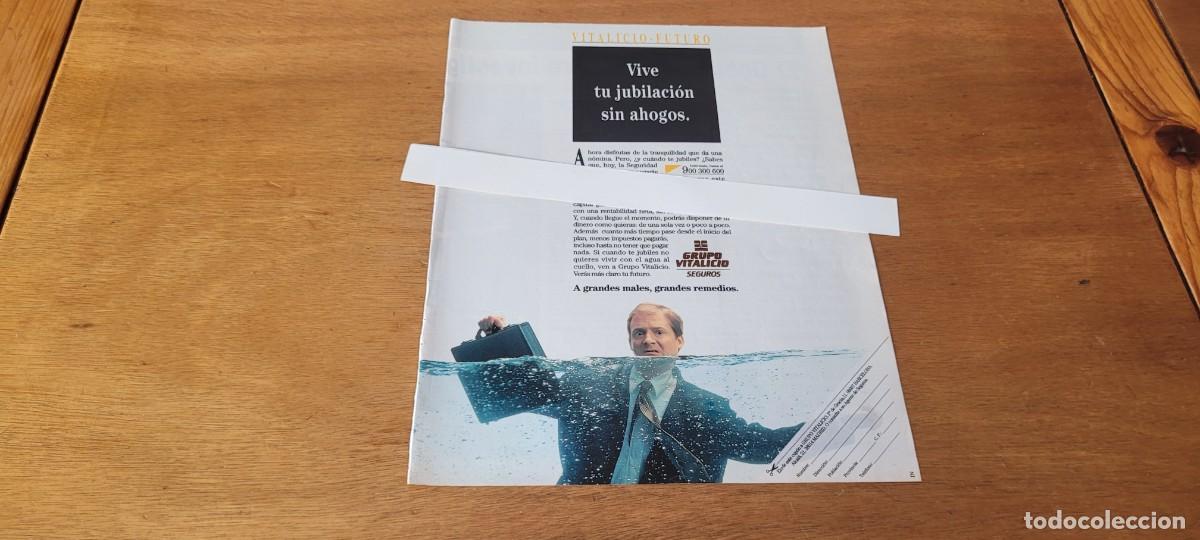 Cat&aacute;logos publicitarios: PUBLICIDAD 1994: JUBILACI&Oacute;N SIN AHOGOS. GRUPO VITALICIO.