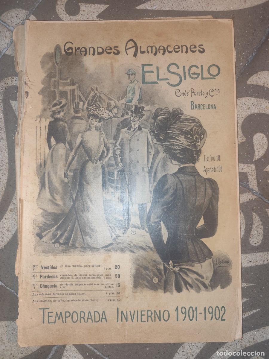 Cat&aacute;logos publicitarios: Cat&aacute;logo Grandes Almacenes el Siglo. Temporada Invierno 1901-1902