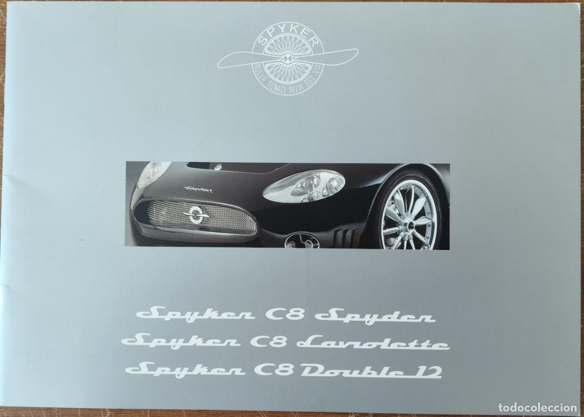 Cat&aacute;logos publicitarios: Cat&aacute;logo Spyker C8. 2001. En ingl&eacute;s *