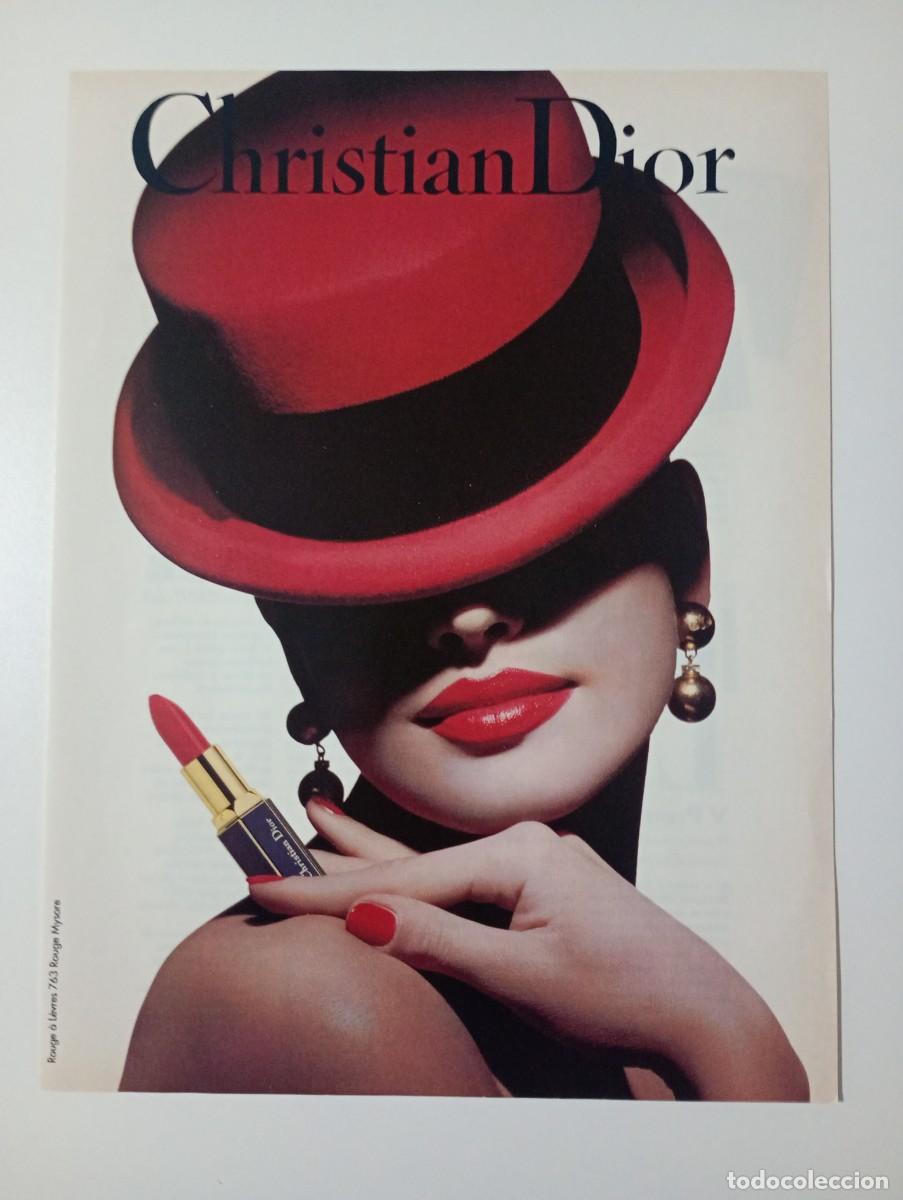 Cat&aacute;logos publicitarios: Publicidad Christian Dior Susie Bick 1995 Spanish Magazine Advertising 30x23 cm