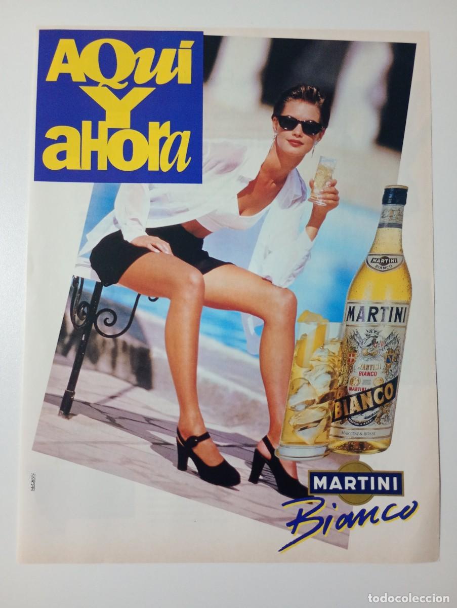 Cat&aacute;logos publicitarios: Publicidad Martini Bianco Aqui y Ahora McCann 1995 Spanish Magazine Advertising 30x23 cm