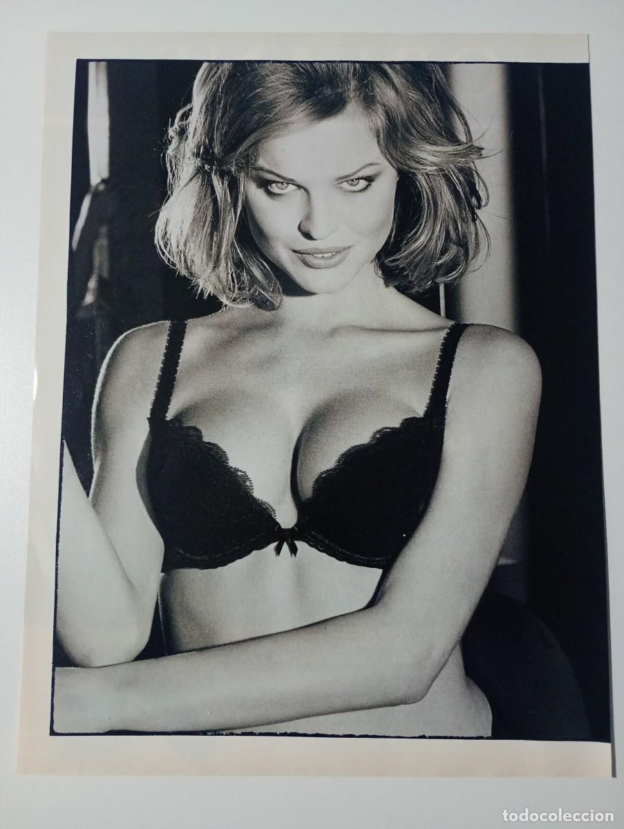 Cat&aacute;logos publicitarios: Publicidad Eva Herzigova Wonderbra 1995 Spanish Magazine Advertising 30x23 cm