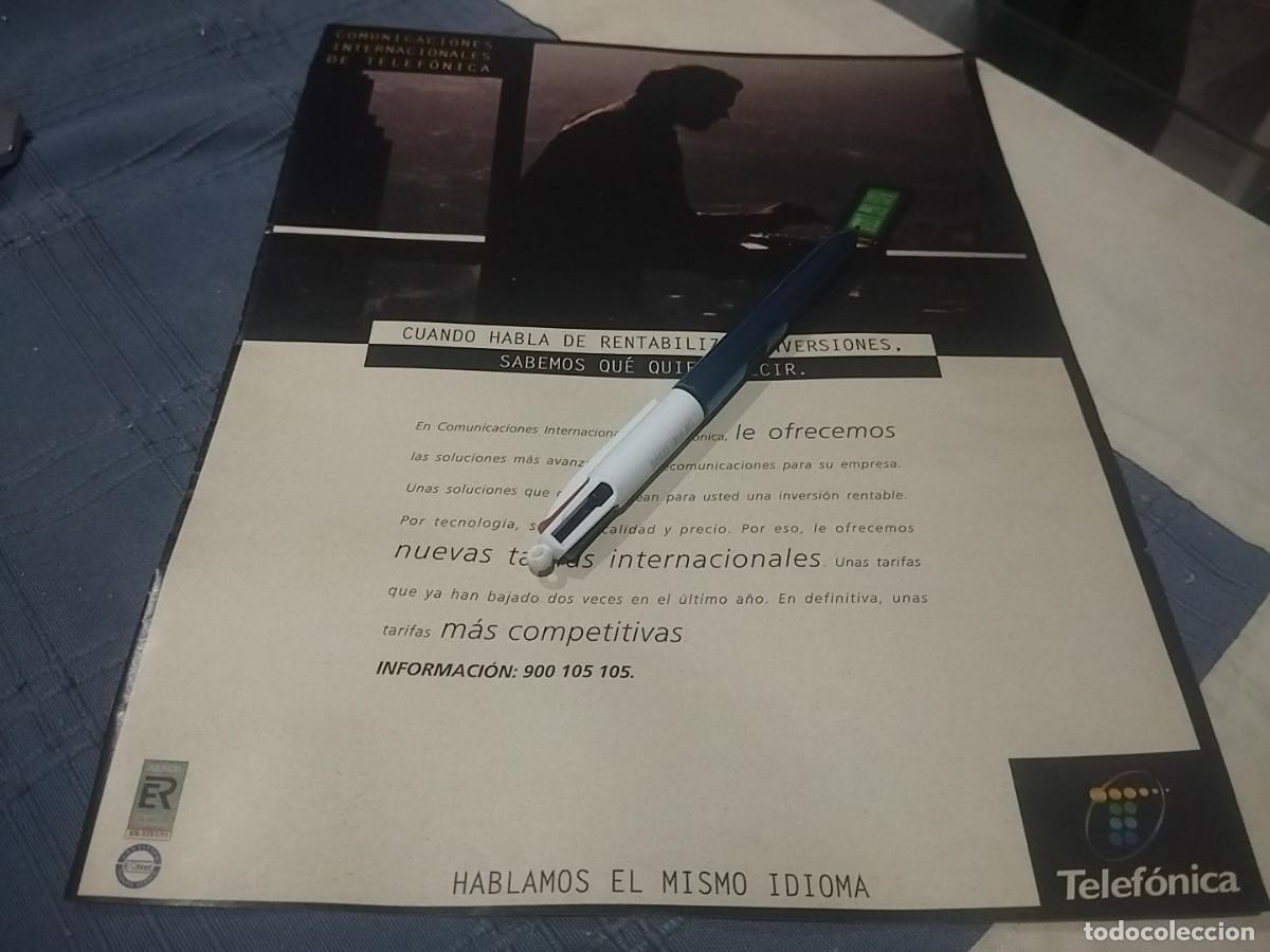 Cat&aacute;logos publicitarios: TELEFONICA COMUNICACIONES CLIPPING ANUNCIO PUBLICIDAD REVISTA 1996