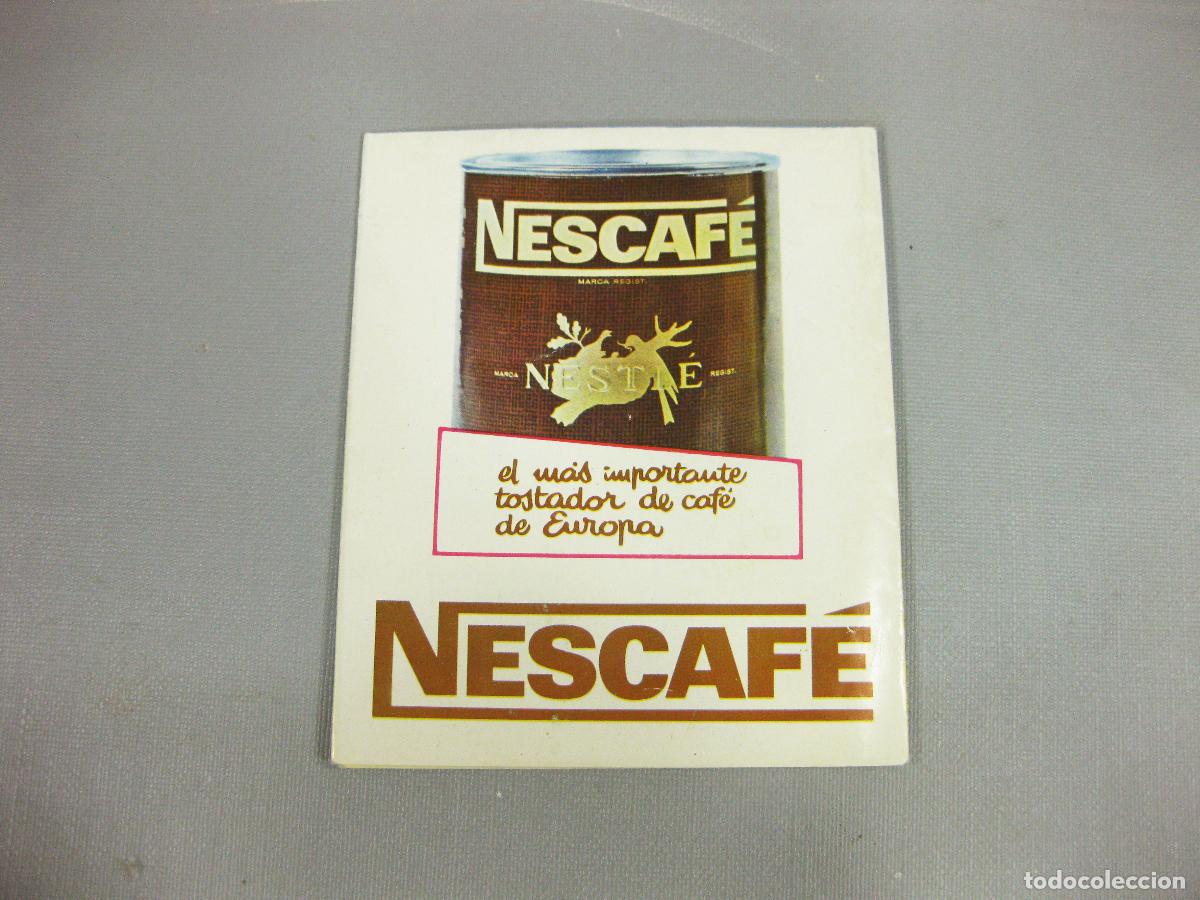 Cat&aacute;logos publicitarios: CAT&Aacute;LOGO DESPLEGABLE PUBLICITARIO DE NESCAF&Eacute;. NESTLE