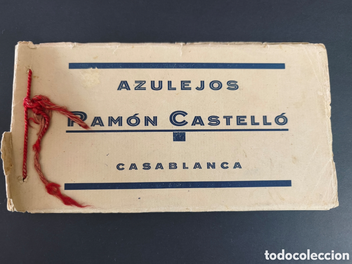 Cat&aacute;logos publicitarios: ANTIGUO CATALOGO DE AZULEJOS MANISES RAMON CASTELLO