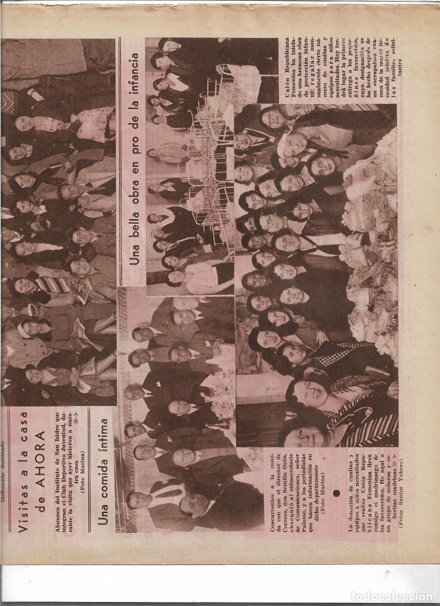 Cat&aacute;logos publicitarios: A&Ntilde;O 1933 RECORTE PRENSA LABOR SOCIAL UNION REPUBLICANA FEMENINA DONATIVO CUNAS NI&Ntilde;OS NECESITADOS