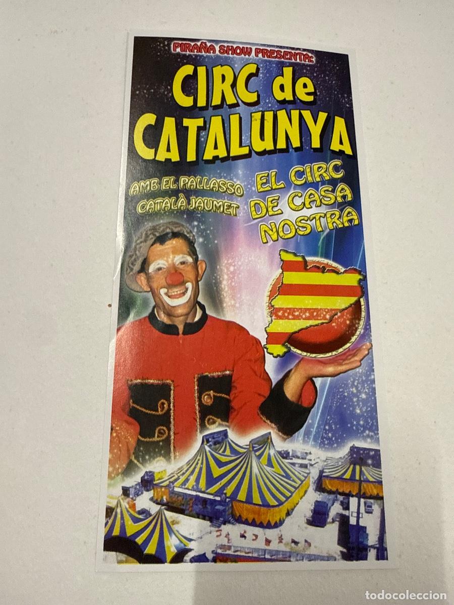 Cat&aacute;logos publicitarios: Folleto publicitario CIRC DE CATALUNYA