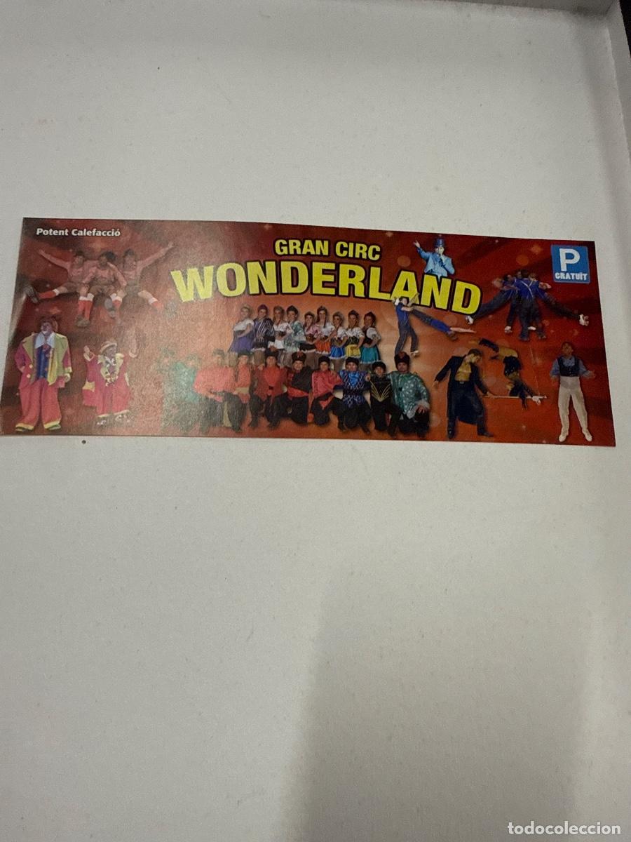 Cat&aacute;logos publicitarios: Folleto publicitario GRAN CIRC WONDERLAND