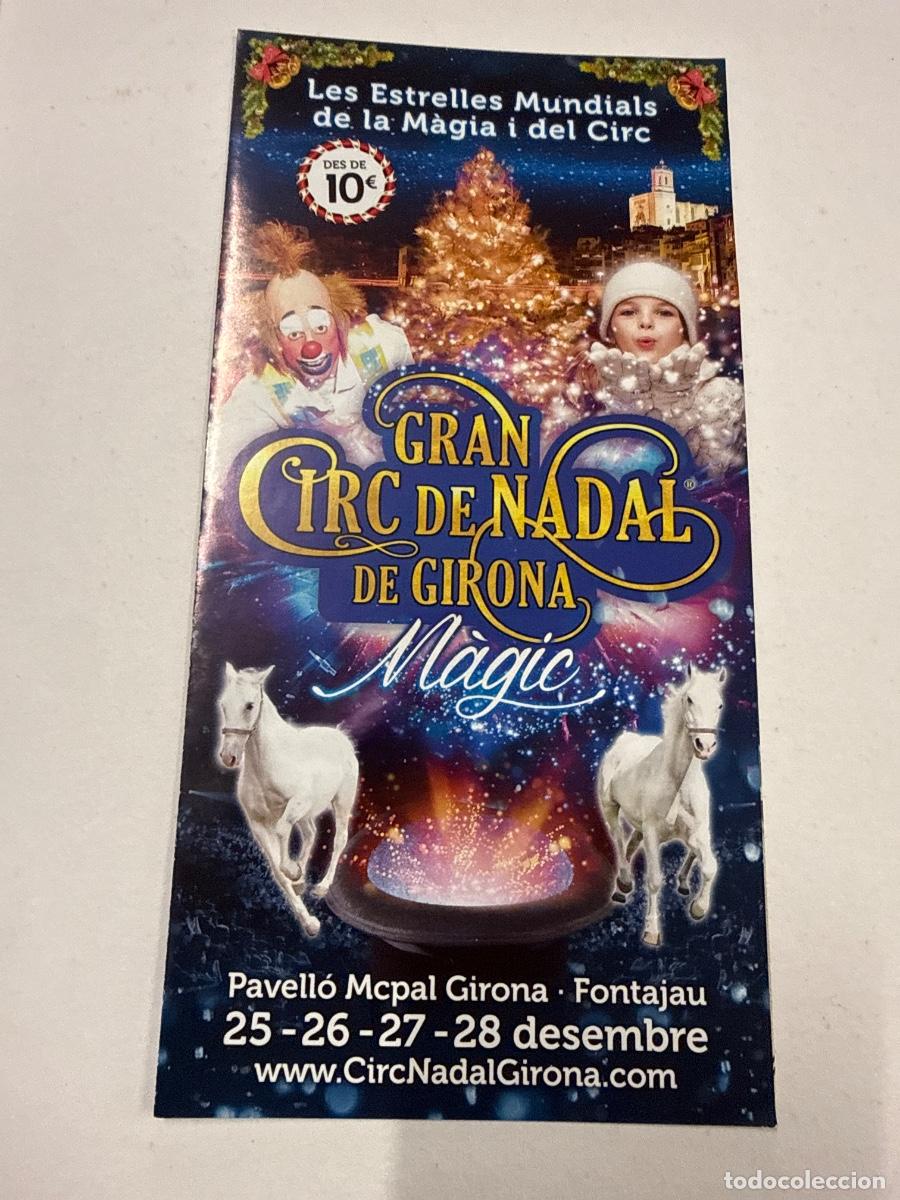 Cat&aacute;logos publicitarios: Folleto publicitario GRAN CIRC DE NADAL DE GIRONA