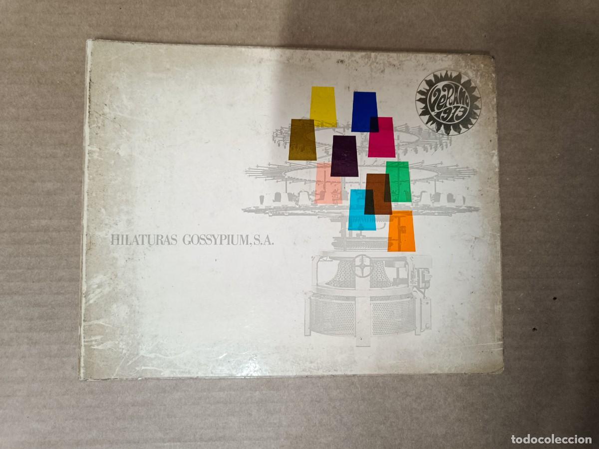 Cat&aacute;logos publicitarios: ANTIGUO CATALOGO CON MUESTRARIO DE HILATURAS, GOSSYPIUM S.A. , FILOBEL VERANO 1973, BARCELONA -P31