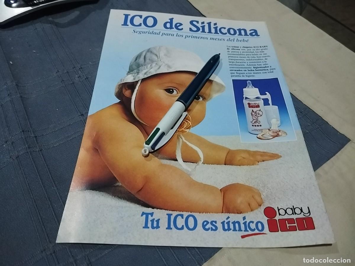 Cat&aacute;logos publicitarios: BABY ICO BIBER&Oacute;N SILICONA CLIPPING ANUNCIO PUBLICIDAD REVISTA 1988 BONITO PARA ENMARCAR