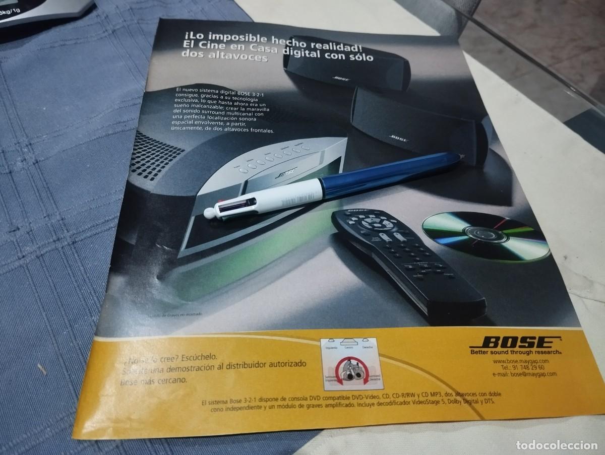 Cat&aacute;logos publicitarios: BISE ALTAVOCES EQUIPO SONIDO CLIPPING ANUNCIO PUBLICIDAD REVISTA BONITO PARA ENMARCAR