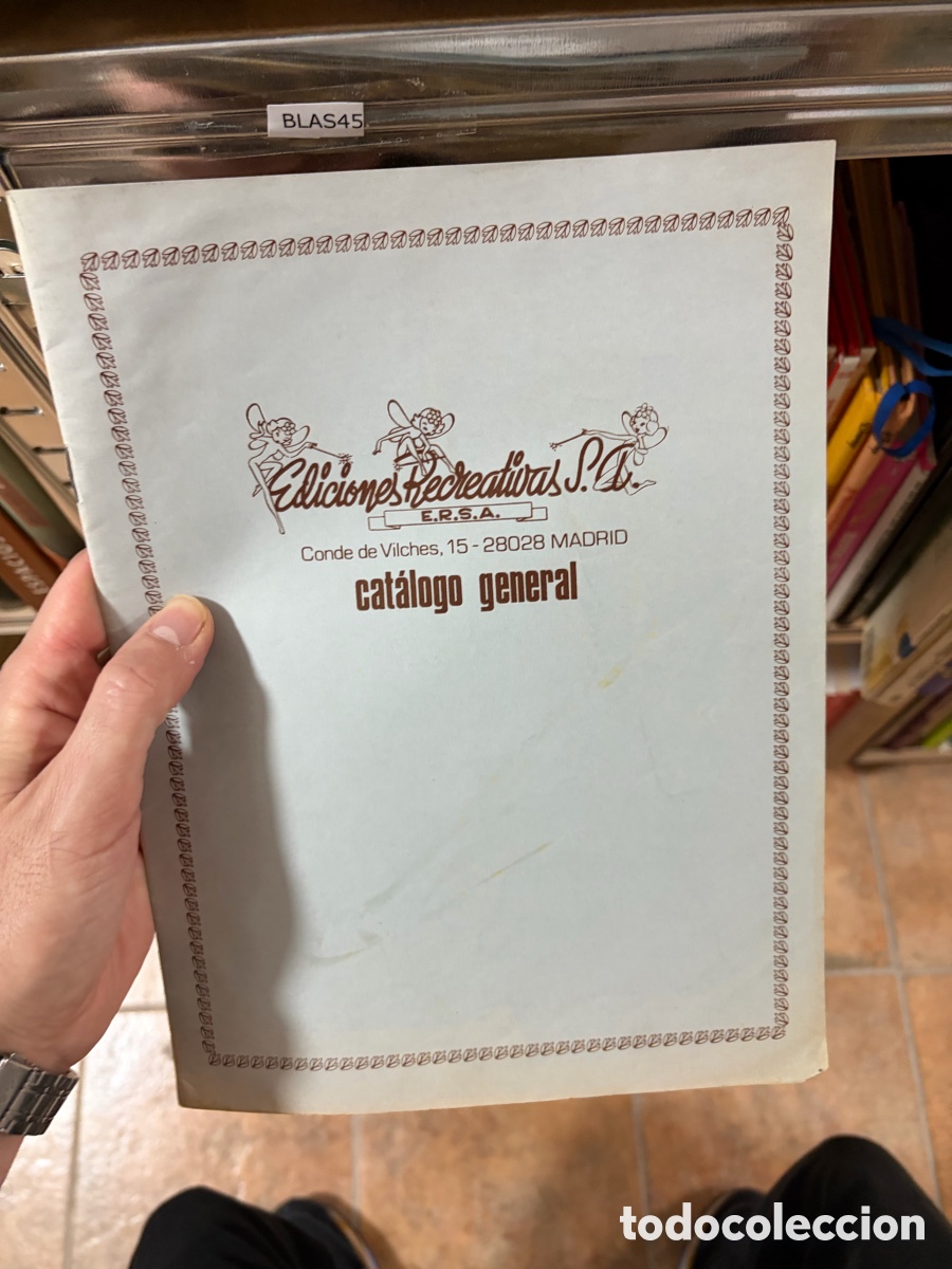 Cat&aacute;logos publicitarios: Blas45 cat&aacute;logo general de libros de ediciones recreativas. Disney. Madrid.