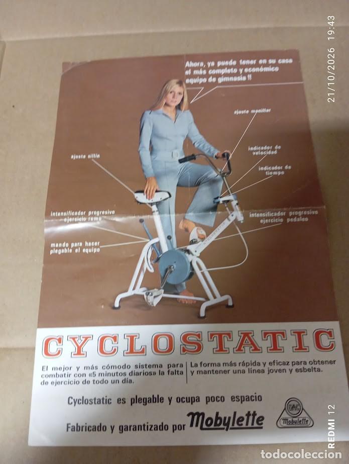 Cat&aacute;logos publicitarios: CATALOGO CYCLOSTATYC MOBILETTE 1971