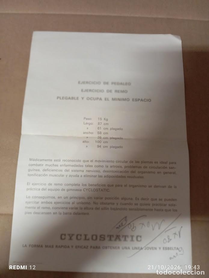 Cat&aacute;logos publicitarios: CATALOGO CYCLOSTATYC MOBILETTE 1971 - Foto 2