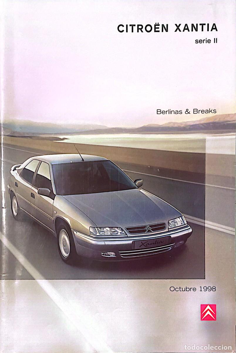 Cat&aacute;logos publicitarios: CAT&Aacute;LOGO CITRO&Euml;N XANTIA II EN ESPA&Ntilde;OL