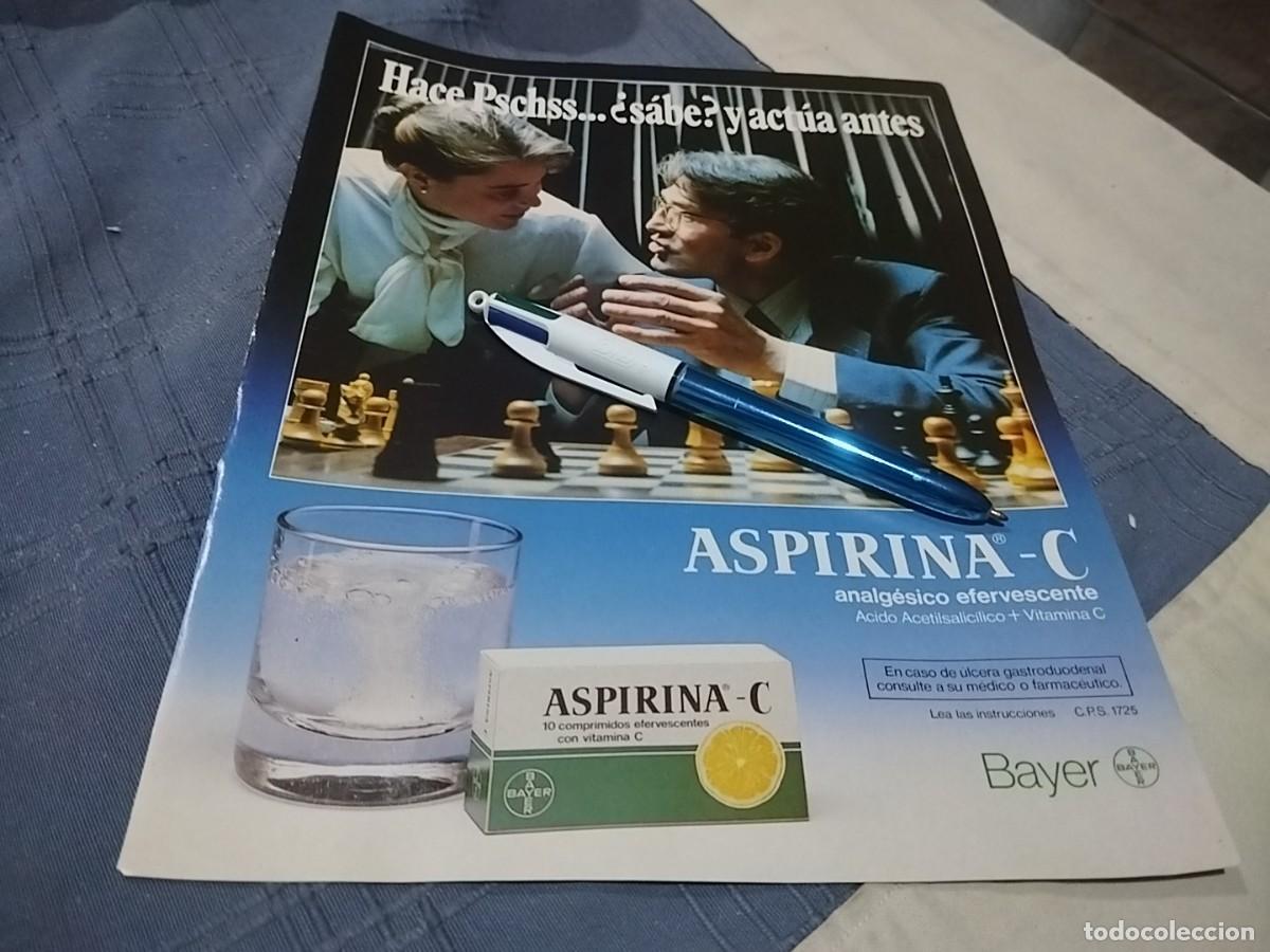 Cat&aacute;logos publicitarios: ASPIRINA C ANALG&Eacute;SICO EFERVESCENTE CLIPPING ANUNCIO PUBLICIDAD REVISTA 2002 BONITO PARA ENMARCAR