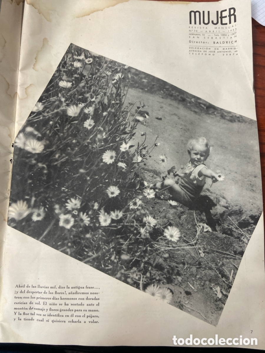Cat&aacute;logos publicitarios: MUJER Revista mensual n70 abril 1943