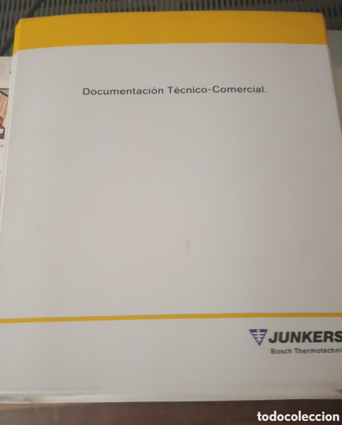 Cat&aacute;logos publicitarios: Carpeta / Cat&aacute;logo Documentaci&oacute;n T&eacute;cnico-Comercial Junkers