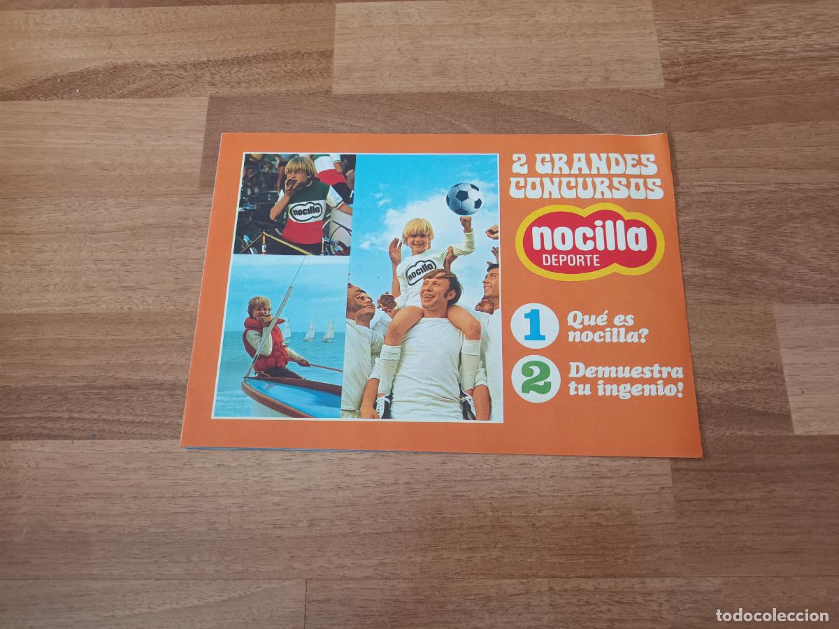 Cat&aacute;logos publicitarios: CAT&Aacute;LOGO CONCURSO NOCILLA DEPORTE. PREMIOS PREMIOS FOTO GARATE IRIBAR SCALEXTRIC SEIKO ETC 1971
