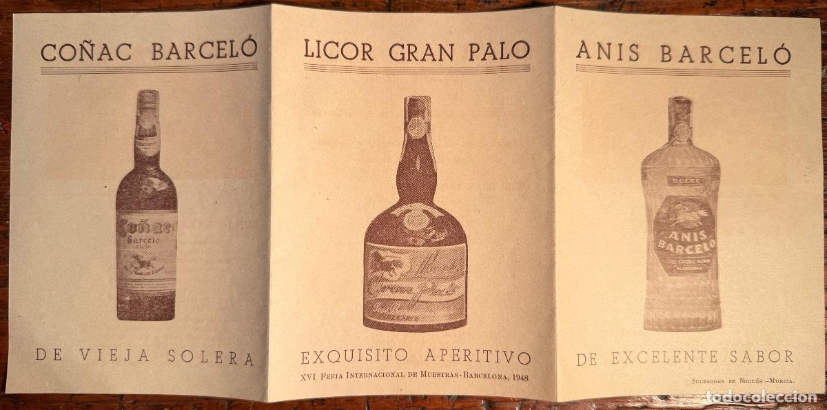 Cat&aacute;logos publicitarios: CATALOGO PUBLICITARIO ANIS BARCEL&Oacute;, CO&Ntilde;AC BARCEL&Oacute;, LICOR GRAN PALO. JOSE BARCELO ALEMAN