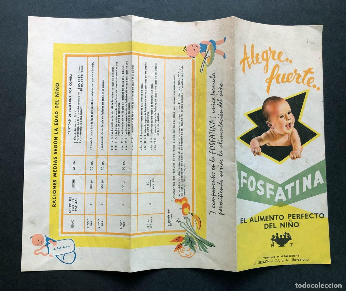 Cat&aacute;logos publicitarios: DESPLEGLABE PUBLICIDAD / FOSFATINA ( Alimento para ni&ntilde;os ) LABORATORIO J. URIACH - BARCELONA
