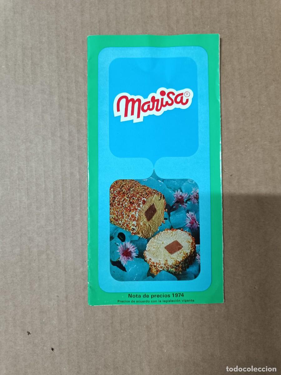 Cat&aacute;logos publicitarios: ANTIGUO CATALOGO DE PUBLICIDAD, HELADOS MARISA, PARA BAR, 1974 -P31