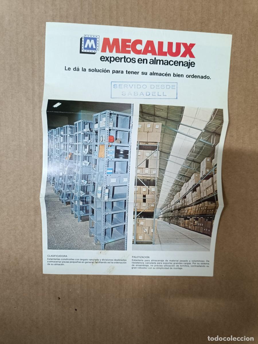 Cat&aacute;logos publicitarios: ANTIGUO CATALOGO DE PUBLICIDAD, MECALUX ALMACENAJE, SABADELL -P31