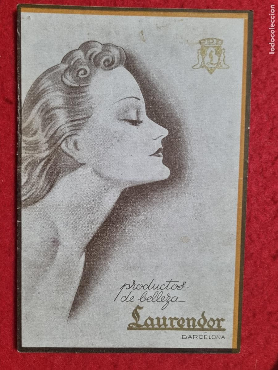 Cat&aacute;logos publicitarios: PEQUE&Ntilde;O CATALOGO PUBLICIDAD PERFUMES PRODUCTOS BELLEZA LAURENDOR BARCELONA ORIGINAL KV1