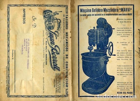 Cat&aacute;logos publicitarios: catalogo talleres maquinaria confiter&iacute;a caramelos y chocolates JUAN BORRELL BARCELONA rr
