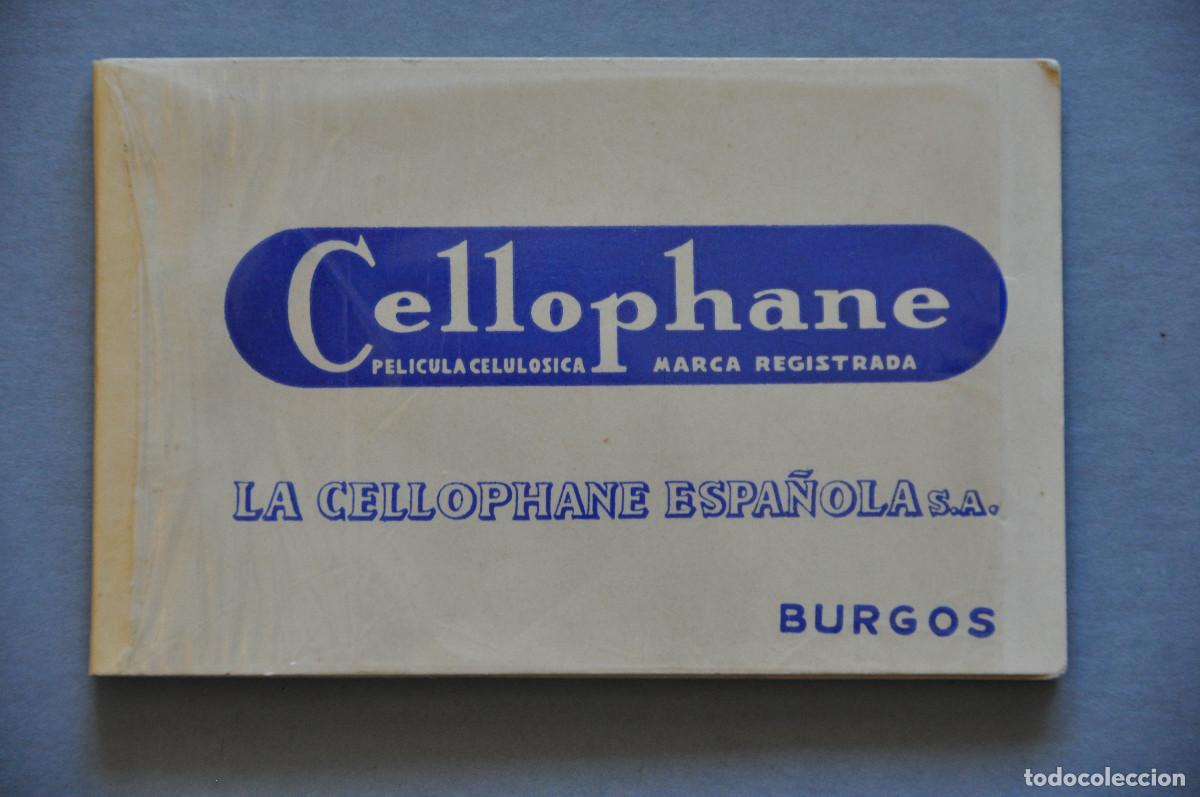 Cat&aacute;logos publicitarios: MUESTRARIO DE PAPEL - LA CELLOPHANE ESPA&Ntilde;OLA S. A. (BURGOS)