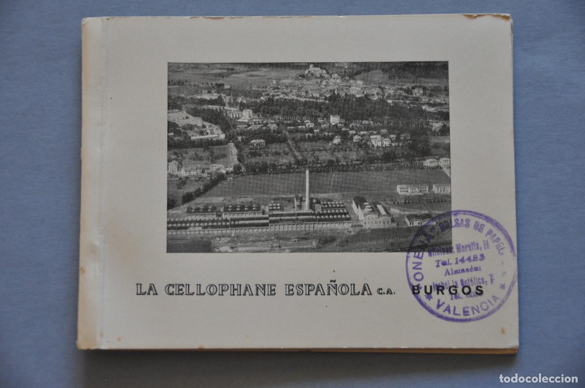 Cat&aacute;logos publicitarios: MUESTRARIO DE PAPEL - LA CELLOPHANE ESPA&Ntilde;OLA S. A. (BURGOS)