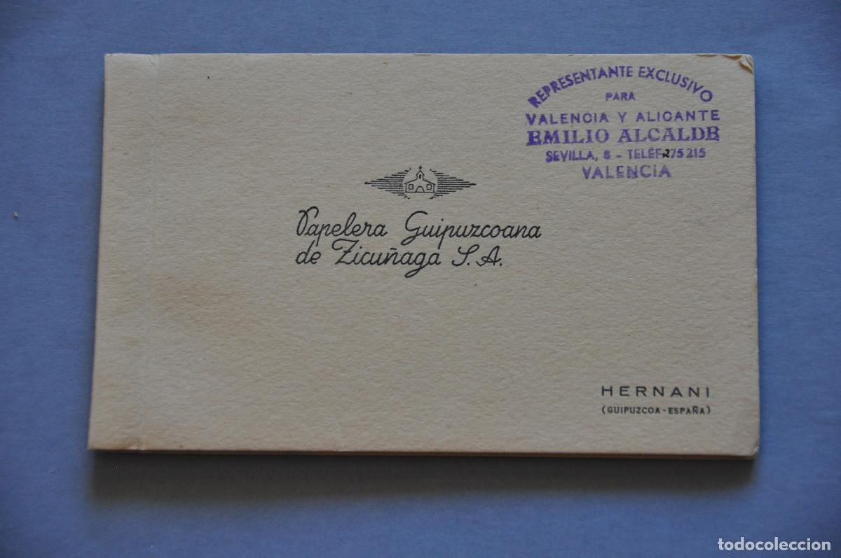 Cat&aacute;logos publicitarios: MUESTRARIO DE PAPEL - PAPELERA GUIPUZCOANA DE ZICU&Ntilde;AGA S. A. (HERNANI - GUIPUZCOA)