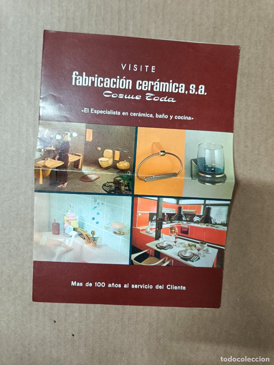 Cat&aacute;logos publicitarios: ANTIGUO CATALOGO DE PUBLICIDAD, FABRICACION CERAMICA S.A. COSME TODA, A&Ntilde;OS 70 -P31